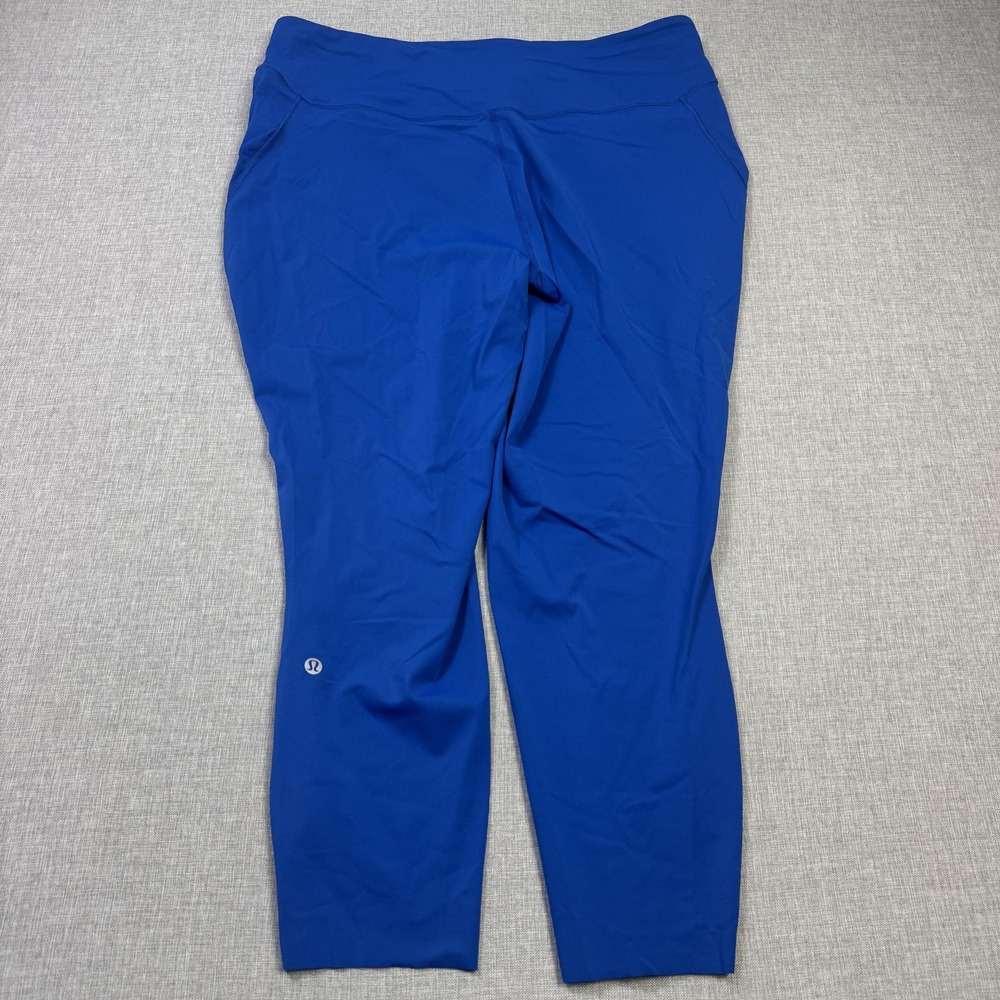 Lululemon Base Pace High Rise Leggings Leggings Women 20 Plus Blue Yoga 25"